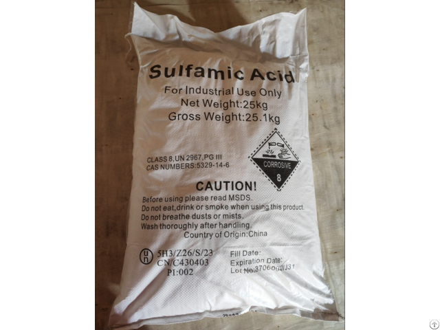 Amidosulfonic Acid With Min 99 5% Purity Industrial Grade White Crystals