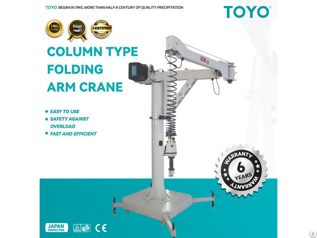 Column Type Folding Arm Crane