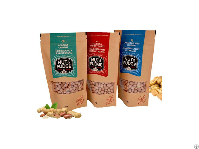 37zip Lock Kraft Paper Bag With Window