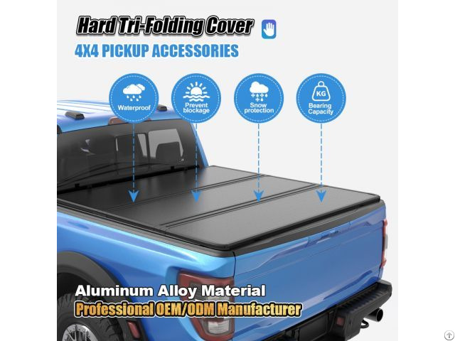 Foldable Tri Folding Tonneau Cover