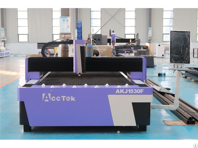Affordable Metal Fiber Laser Cutting Machine Akj1530f1