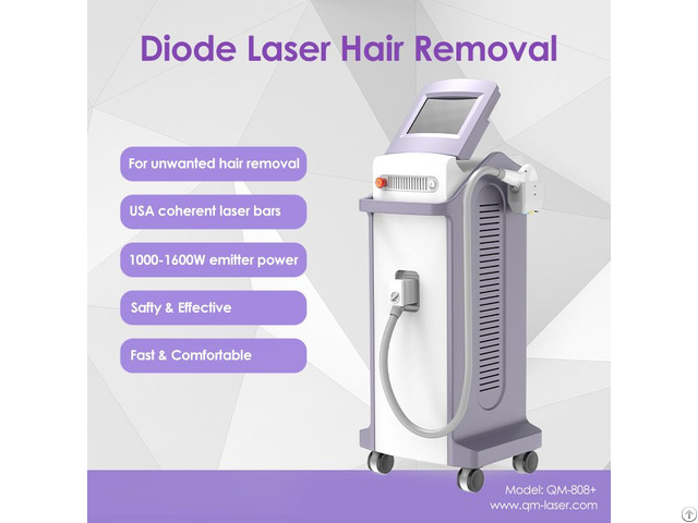 Qm Vertical 808nm Diode Laser Hair Removal Machine
