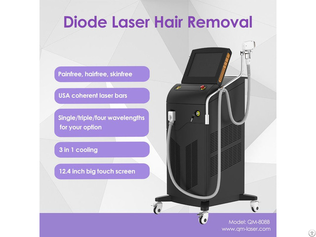 Soprano Diode Laser Mixed 3 Wavelengths 755 808 1064nm Hair Removal
