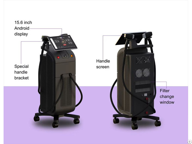 Soprano Titanium Diode Laser Mixed 3 Wavelengths Hair Removal