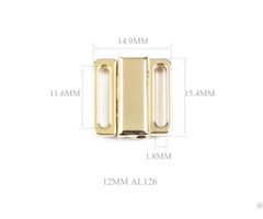 12mm Metal Bra Clasp Sewing Lingerie Front Closure Replacement Part