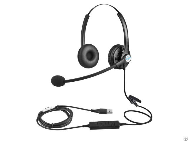 A26 Usb Wired Dual Over Ear Headphone