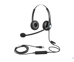 A26 Usb Wired Dual Over Ear Headphone