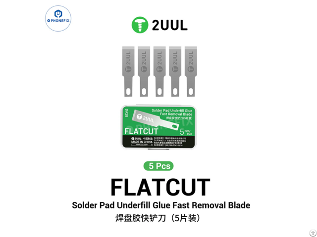 2uul Da28 Flatcut Solder Pad Underfill Blade Ic Glue Cleaning