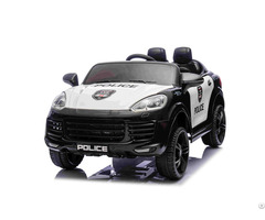 Kids Police Car W/ Bluetooth Music & Lights