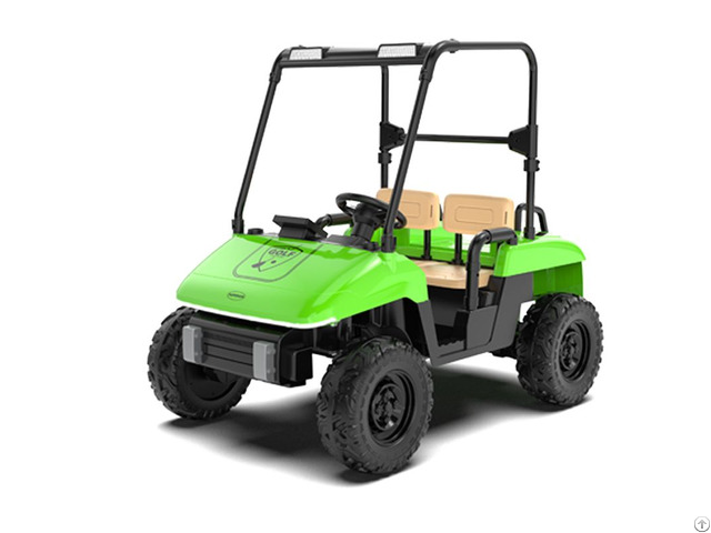 Bluetooth Music Kids Golf Cart With 2.4g Remote & Led Lights