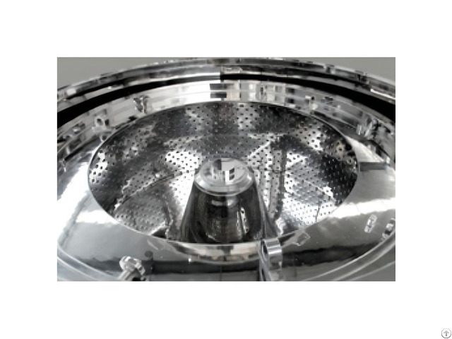 High Efficiency Flat Plate Top Discharge Centrifuge