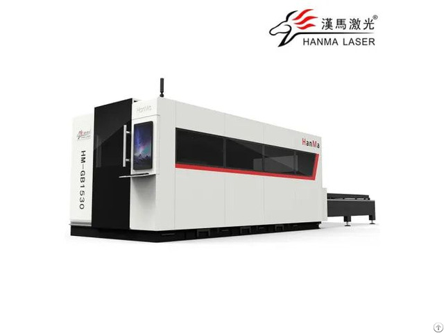Hm Gb Vi Series Enclosed Double Platform Fiber Laser Cutting Machine
