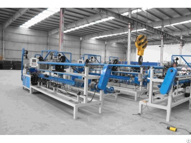 Fully Automatic Pvc Chain Link Mesh Weaving Machine