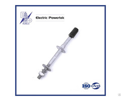 Nylon Head Hot Dip Galvanized Spindle For Pin Insulator