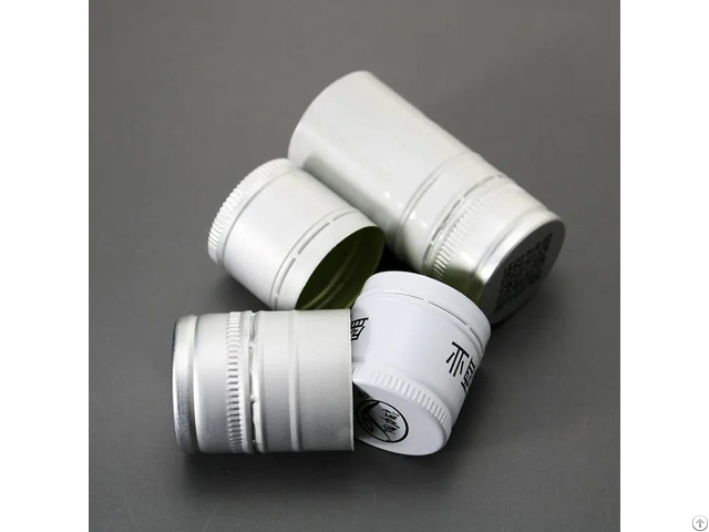 18mm 28mm 30mm 31 5mm 33mm Tamper Evident Aluminum Ropp Caps For Spirits Bottles