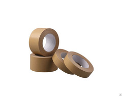 Kraft Packaging Tape White Paper Water Activated Custom Banding Packing Gummed