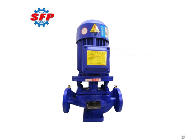 Oem Customized Isg Series Single Stage Electric Vertical Pipeline Centrifugal Pump
