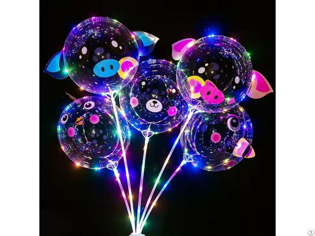 Led Bobo Balloon With Sticker