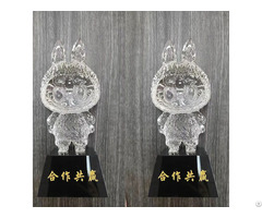 Labubu Crystal Model