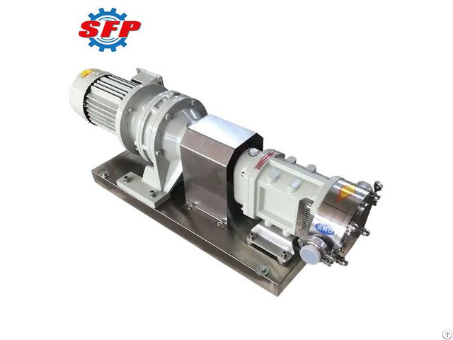 Industrial 3rp Series Food Grade Hygienic High Viscosity Paste Lobe Pump
