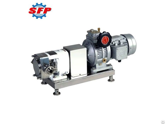 Ce Certified 3rp Series Horizontal Stainless Steel Sanitary Rotary Lobe Pump