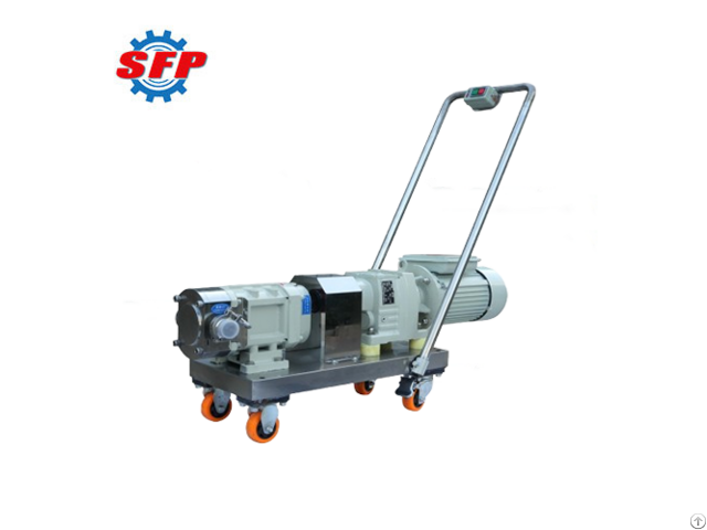 Ce Certified Mobile 3rp Series Cosmetic Hygineic Liquid Transfer Rotary Lobe Pump