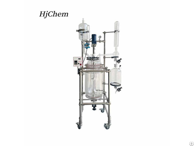 30l Pilot Plant Double Jacketed Glass Reactor