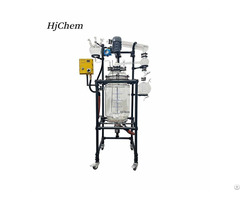 50l Kilo Lab Dual Jacket Borosilicate Chemical Glass Reactor