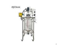 Pilot 100 Liter Double Jacketed Glass Batch Reactor