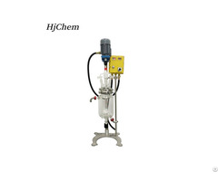 Lab 2 Liter Benchtop Three Layer Glass Reactor
