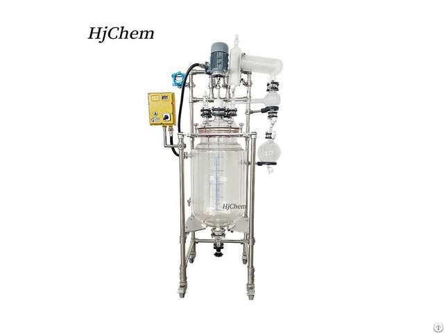Pilot Plant 50 Liter Three Layer Glass Reactor