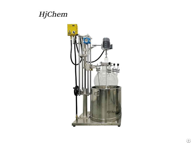 Low Temperature Jacketed Single Wall Glass Reactor