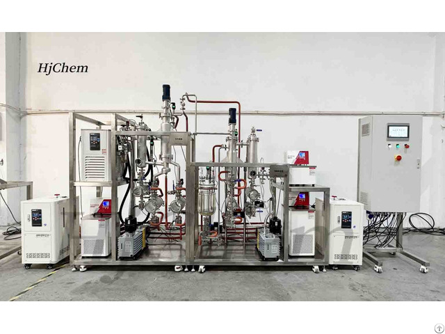 Automated Plc Control Thin Film Short Path Fractional Distillation