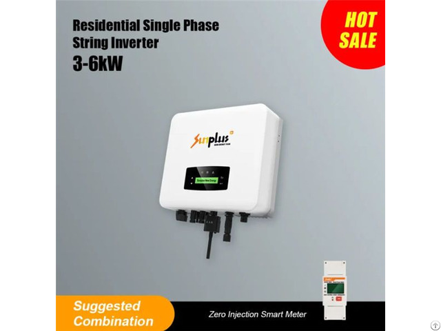 String Inverter Single Phase 3 6kw