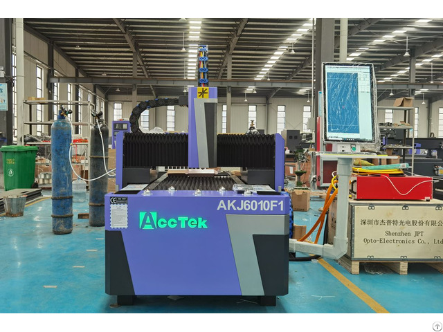 Small Size Fiber Laser Cutting Machine Akj6010f