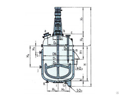 Glass Lined Open Type Reactor 80
