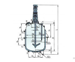 Glass Lined Closed Type Reactor 10000l