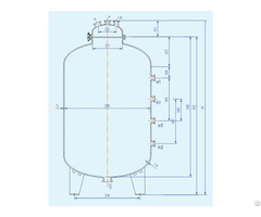 Glass Lined Close Type Vertical Storage Tank
