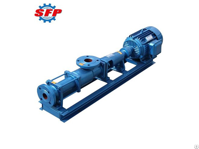 Oem Customized G Series Horizontal Sanitary Slurry Single Screw Oil Pump