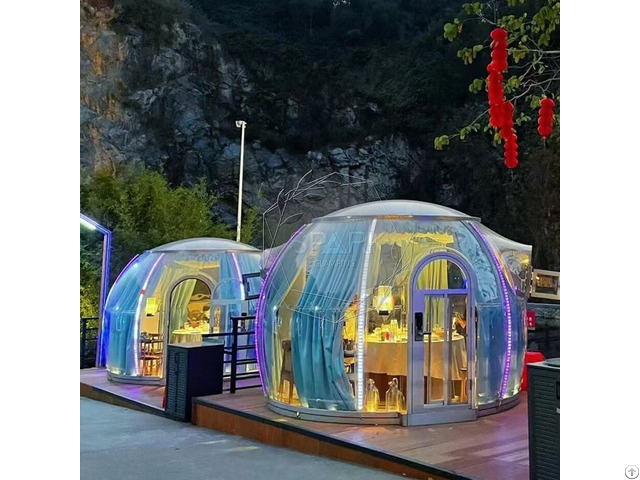 360° View Clear Pc Dome Tent