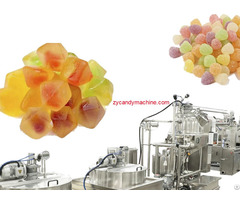 The Candy Production Line Can Making Hard Candies Gummy And Lollipops