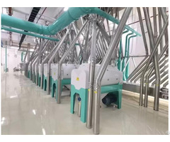 China 500t Concrete Structure Wheat Flour Mill Plant