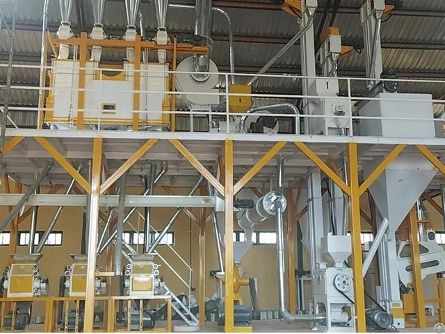Nigeria 10tpd 20tpd Steel Frame Maize Mill Plant