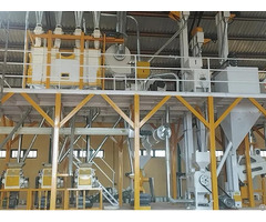 Nigeria 10tpd 20tpd Steel Frame Maize Mill Plant
