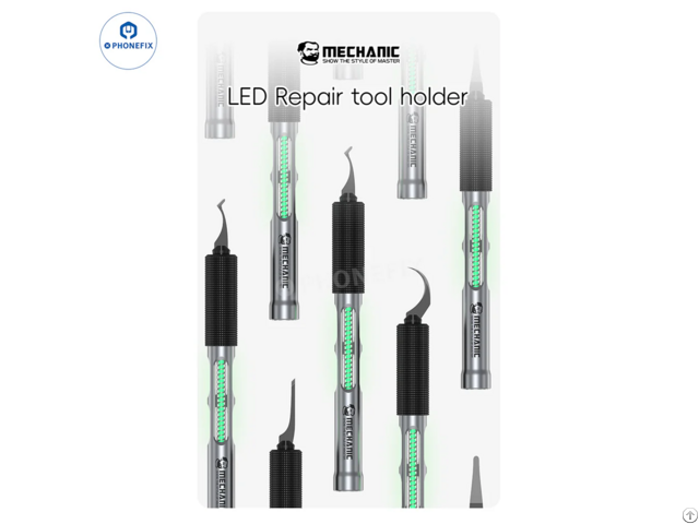 Mechanic Assassin 5 Degumming Blade Set Led Knife Handle Kit For Ic Removing