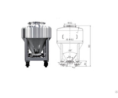 Ryseries Circular Turnover Hopper