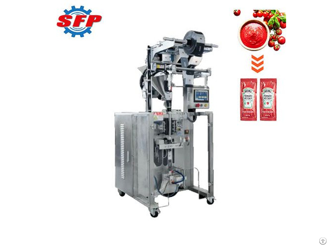 New Arrival Automatic Vertical Liquid Sauce Sachet Pouch Packgaing Sealing Machine
