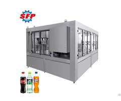 Fully Automatic Stainless Steel Carbonated Drinking Liquid Plastic Bottle Filling Machine