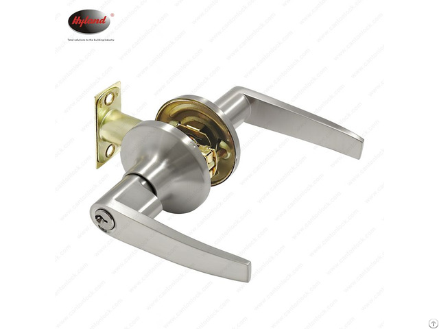 Matte Black Aluminum Alloy Square Lever Lock Magnetic Latch Set For Entry Doors Lh852 Snet