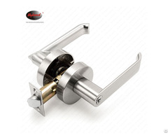 Heavy Duty Keyed Entry Lever Lock Satin Nickel Front And Exterior Door Handle Set 8803 Snet